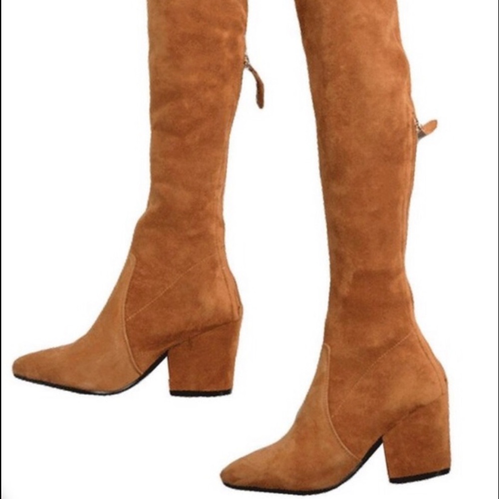 Goodnight Macaroon Tan ‘Marlo’ OTK Boots
